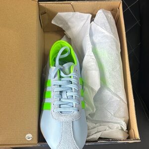 Adidas Blue Shoe Box with Label Details